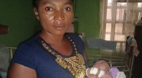 Fourteen Day Old Infant Rescued After Been Dumped By Unidentified Mother