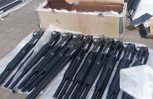 Customs uncovers 1,100 pump action rifles
