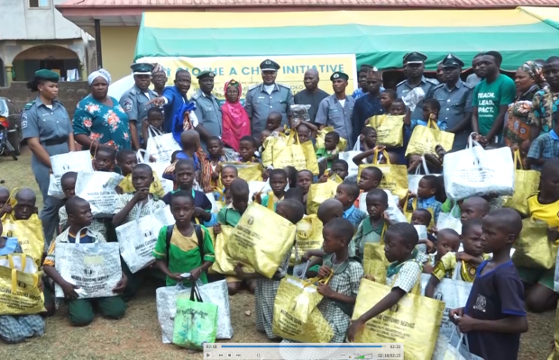 Ogun Customs Supports Pupils With Uniforms, Writing Materials