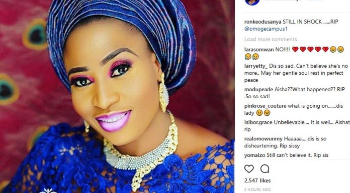 Breast cancer kills Popular Yoruba actress