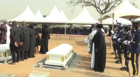 Airforce Buries Officials Who Died in Sunday's Helicopter Crash