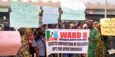 Protest Rocks Ogun APC Secretariat Over Delegate List