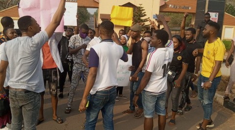 Protest Rocks MAPOLY over NYSC Mobilization