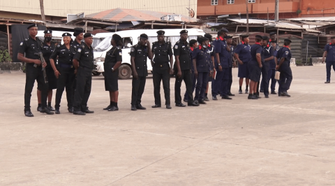 #EndSARS Protest: Police Personnel Deployed at Strategic Places in Abeokuta