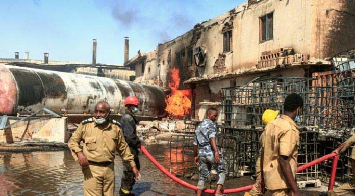 Twenty-three killed in ceramics factory fire in Sudan