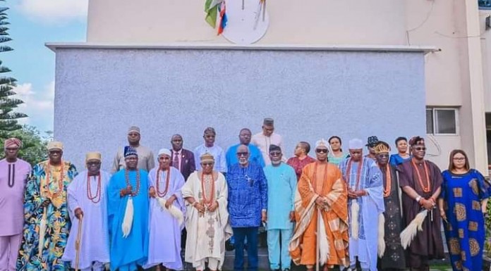 MAKE THE FORESTS AROUND YOU SAFE, GOV AKEREDOLU TELLS ONDO TRADITIONAL RULERS
