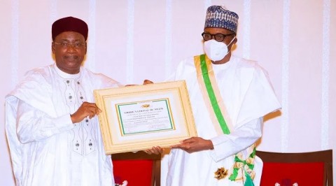 President Buhari Receives Highest Niger Republic Award