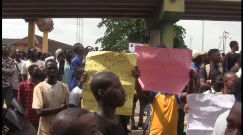 Ibadan Polytechnic Students Protest Irregularities on Campus