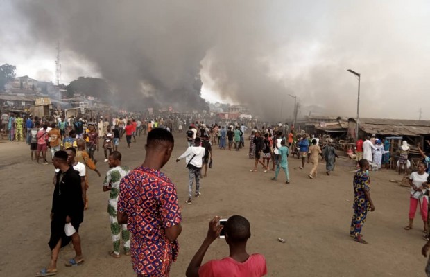 2 Feared Dead as Fire Razes Lafenwa Market in Ogun