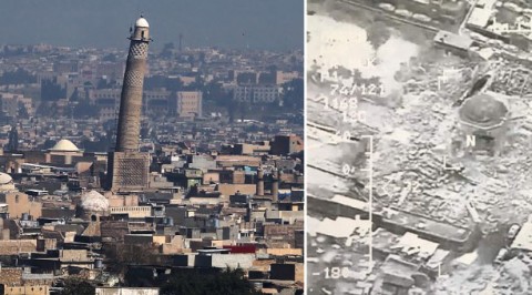 US, Iraq- ISIS blew Mosul historic mosque