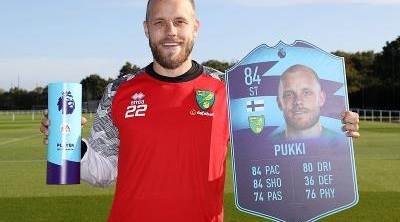 Pukki named premier league player of the month