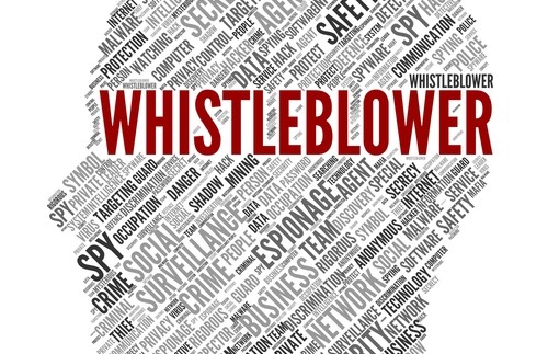 Whistle-blowing policy: protection for whistle blowers