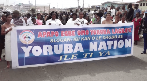 Agitators of A Yoruba Nation Stage Peaceful Rally in Akure