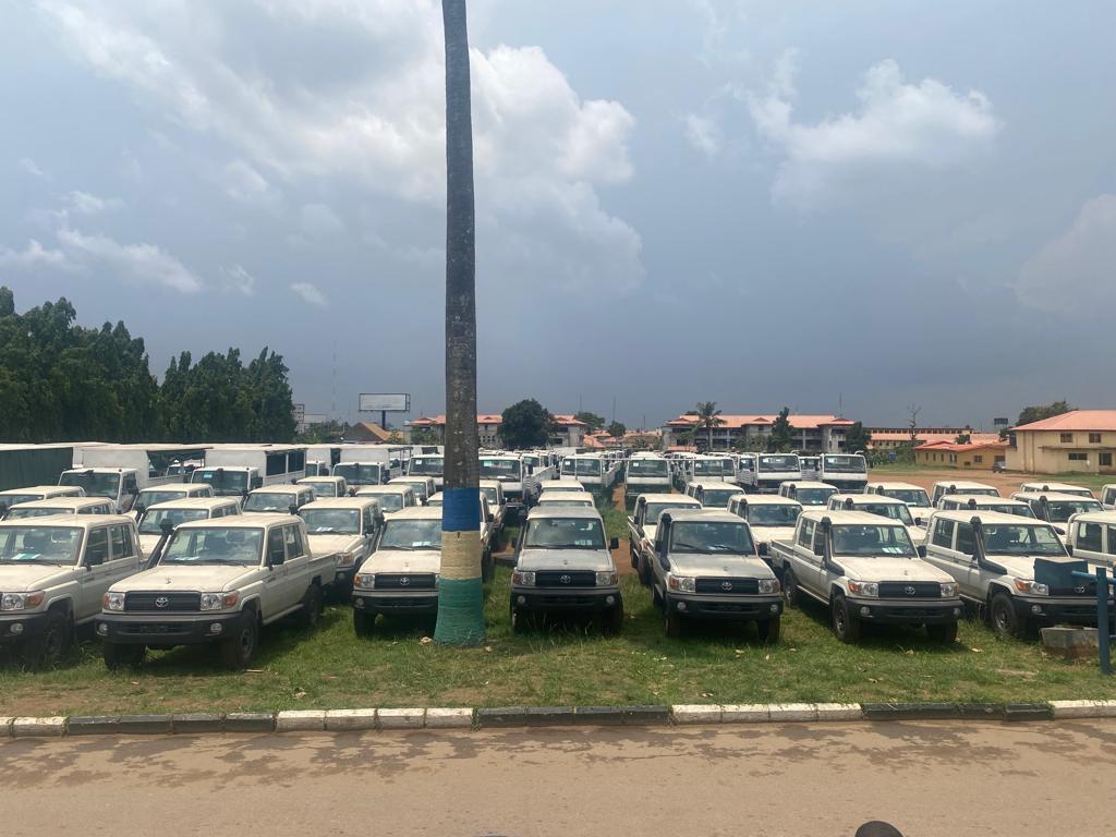 Off season Election: Police distribute 220 Operational vehicles